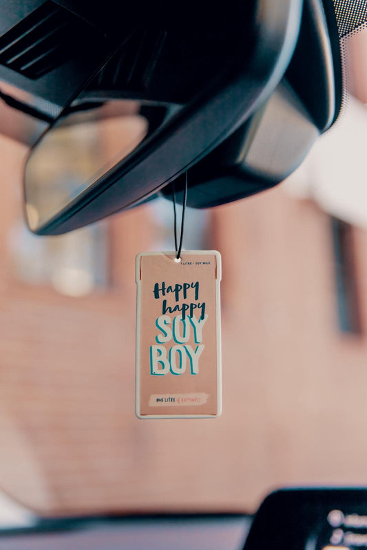 Happy Happy Soy Boy Carton Air Freshener