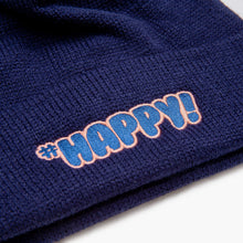 Load image into Gallery viewer, #Happy! Beanie Blue
