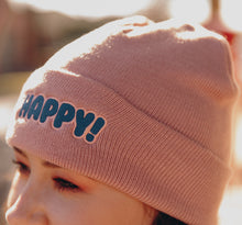 Load image into Gallery viewer, #Happy! Beanie Pink
